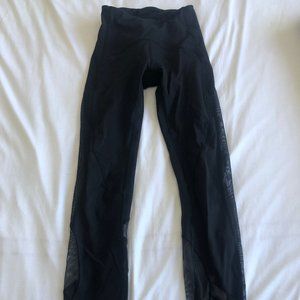 Lululemon Mesh/Sheer High-Rise Leggings
